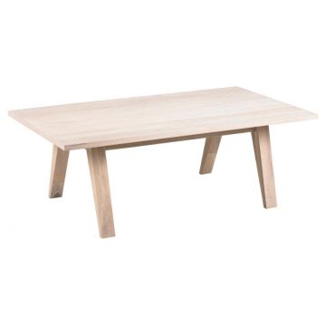 Masa de cafea din lemn si furnir, A-Line Stejar Deschis, L130xl70xH45 cm