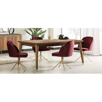 Masa din pal Pietro Nuc, L180xl95xH78 cm Masa din pal Pietro Nuc, L180xl95xH78 cm