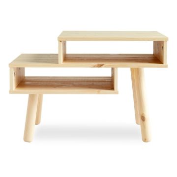Măsuță de cafea din lemn de pin Karup Design Hako, natural