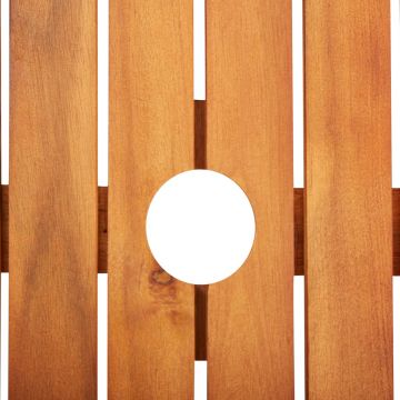 vidaXL Masă de grădină, 88 x 88 x 74 cm, lemn masiv de acacia