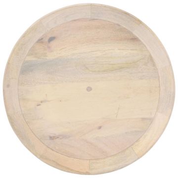 vidaXL Masă laterală, Ø50 x 55 cm, lemn masiv de mango