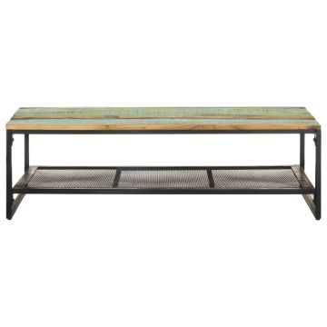 vidaXL Măsuță de cafea, 110x60x35 cm, lemn masiv reciclat vidaXL Măsuță de cafea, 110x60x35 cm, lemn masiv reciclat