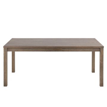 Masa din lemn si furnir Brentwood Gri, L180xl90xH76,5 cm