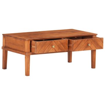 vidaXL Măsuță de cafea, 100x50x41 cm, lemn masiv de acacia vidaXL Măsuță de cafea, 100x50x41 cm, lemn masiv de acacia