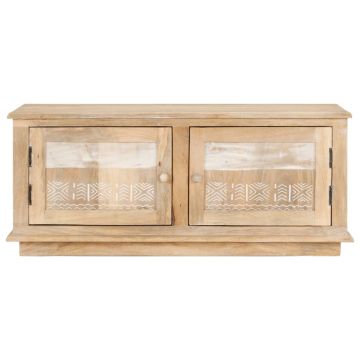 vidaXL Măsuță de cafea, 90x49x37 cm, lemn masiv de mango vidaXL Măsuță de cafea, 90x49x37 cm, lemn masiv de mango