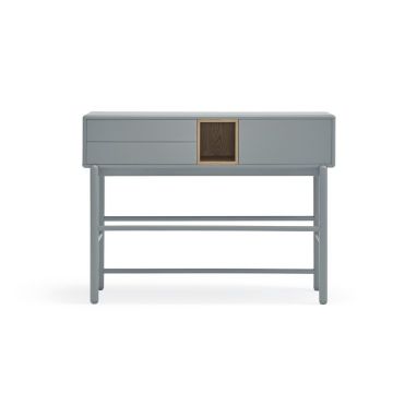 Masă consolă albastră/gri 35x120 cm Corvo – Teulat