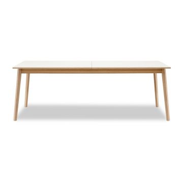 Masă dining extensibilă cu blat alb Hammel Avion 220 x 100 cm