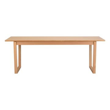 Masă pliantă în decor de stejar Rowico Colonsay, 215 x 96 cm