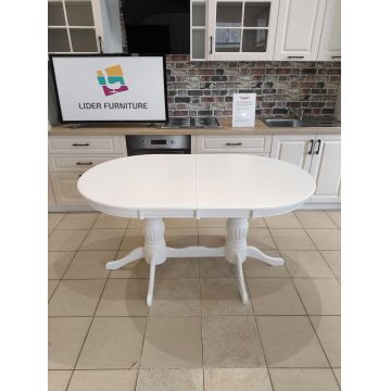 MASA EXTENSIBILA ANDY ALBA 150 CM RESTRÂNSĂ/185 CM EXTINSA/90 LATIME/76 CM ÎNALTIME