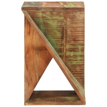 vidaXL Masă laterală, 35x35x55 cm, lemn masiv reciclat