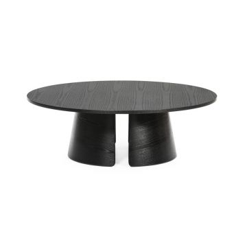 Măsuță de cafea Teulat Cep, ø 110 cm, negru
