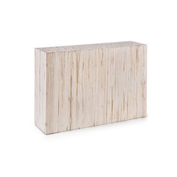 Consola din lemn de tec, Ermitas Natur, l109xA30xH79 cm