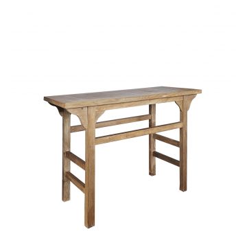 Consola din lemn, Teak Anne Natural, l120xA40xH80 cm