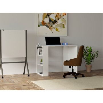 Birou Cool, Puqa Design, 90x50x70 cm, PAL, alb