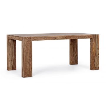 Masa extensibila din lemn de Sheesham, Sunderland Natural, L175-265xl90xH76 cm