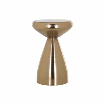 Masuta de colt Rotunda din Metal Auriu D35xH53cm Arlo