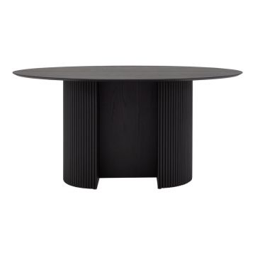 Masă dining cu aspect de lemn de frasin 160x110 cm Rod - Tenzo