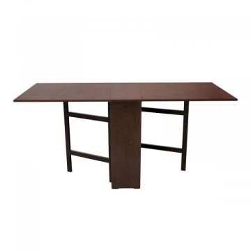 Masa plianta, 8 persoane, wenge, 177x77x80 cm