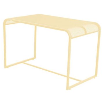 Masă de balcon metalică ADDU MWH, 63 x 110 cm, galben