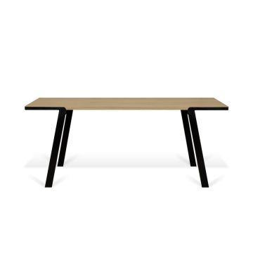 Masă de dining cu aspect de lemn de stejar 200x100 cm Drift - TemaHome