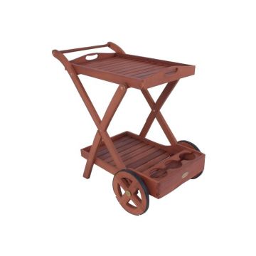 Masă de servire pentru grădină din lemn de eucalipt 54x88 cm Toledo – Garden Pleasure
