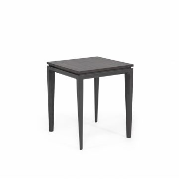 Masuta laterala din MDF Maro/Negru L50xH60cm Bergamo