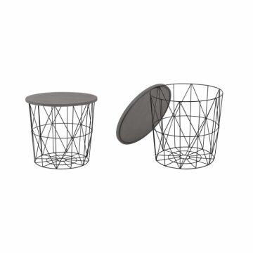 Masa cafea MARIFFA, gri, ,Œ 42 cm