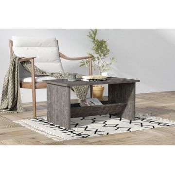 Masuta de cafea, Asse Home, Delta, 80x40x50 cm, Maro