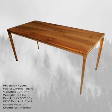 Masa, Massive Design, Fejita, 170x75x75 cm, Maro