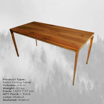 Masa, Massive Design, Fejita Small, 150x75x75 cm, Maro