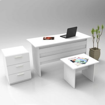 Set mobilier de birou, Locelso, VO9, Alb