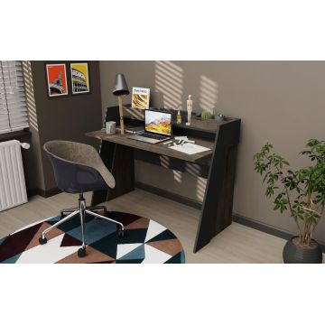 Birou, Retricy, Broklyn, 123.6x59.6x93.4 cm, PAL, Wenge / Antracit