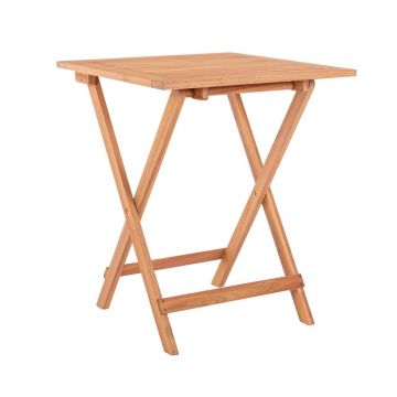 Masă pliabilă de grădină din lemn acacia 60x60 cm – LDK Garden