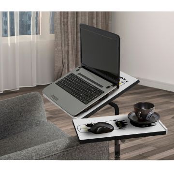 Masuta laptop, Sapphire, Glen Cats, PAL, Alb/Negru