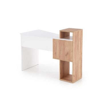 Masa de birou Conti alb – H127 cm