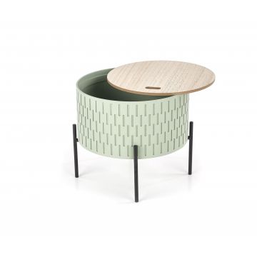 Masuta de cafea Sintra verde - h 35 x d 35 cm