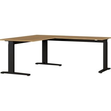 Birou cu blat cu aspect de lemn de stejar 193x160 cm Agenda – Germania