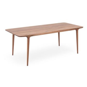 Masă de dining din lemn de nuc 90x180 cm Fawn – Gazzda