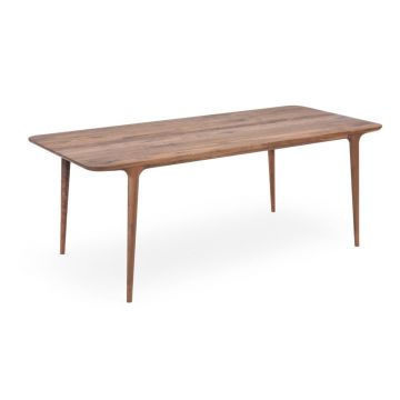 Masă de dining din lemn de nuc 90x200 cm Fawn – Gazzda