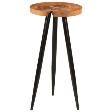 vidaXL Masă de bar din bușteni, Ø53x105 cm, lemn masiv de acacia