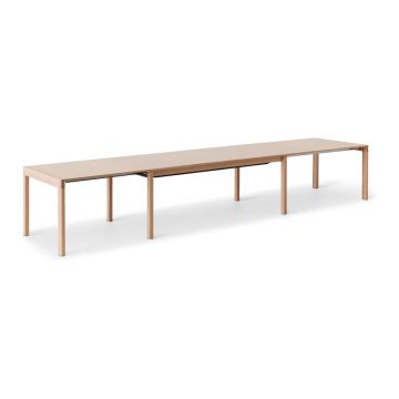 Masă de dining extensibilă cu blat cu aspect de lemn de stejar 96x220 cm Join by Hammel – Hammel Furniture