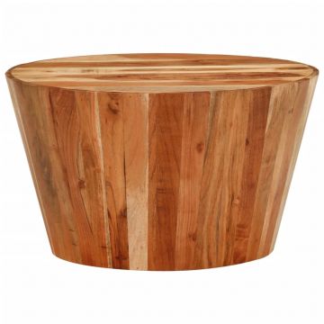 vidaXL Măsuță de cafea, Ø52x30 cm, lemn masiv de acacia