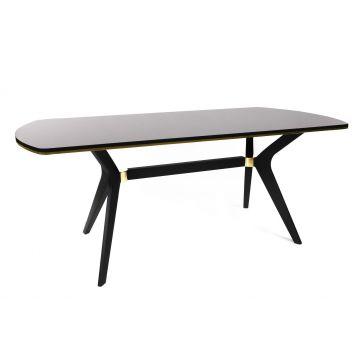 Masă Ares Dining Table, Maro, 180x75x80 cm