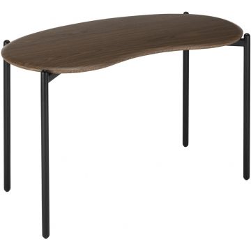 Masa Kartell Lunat design Patricia Urquiola 119x59x73cm blat furniruit Walnut Black