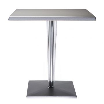 Masa Kartell TopTop design Philippe Starck & Eugeni Quitllet 70x70cm aluminiu