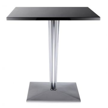 Masa Kartell TopTop design Philippe Starck & Eugeni Quitllet 70x70cm negru