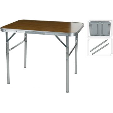 Masa pliabila pentru camping/picnic, 75x55x60 cm, MDF/aluminiu