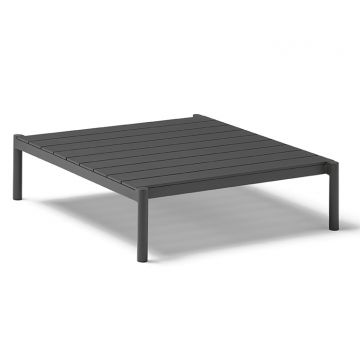 Masuta cafea de exterior Point Origin aluminiu 90x103x30.5cm gri gunmetal