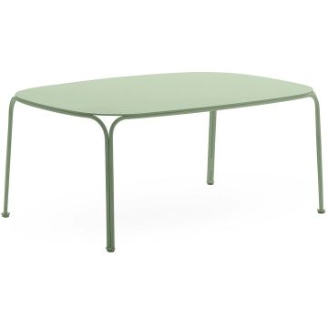 Masuta exterior Kartell Hiray design Ludovica & Roberto Palomba 90x59cm h 38cm verde salvie