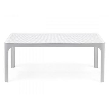 Masuta exterior Nardi Net Table 100 60x100cm h 40cm alb